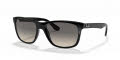 Ray-Ban RB4181 Black / Crystal Grey Gradient Azure Lens (601/71) Sunglasses - Color Image