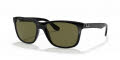Ray-Ban RB4181 Black / Polarized Green Lens (601/9A) Sunglasses - Color Image