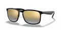 Ray-Ban RB4264 Black / Blue Mir Gold Gradient Chromance Polarized Lens (601/J0) Sunglasses - Color Image