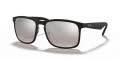 Ray-Ban RB4264 Matte Black / Grey Mirror Silver Polarized Lens (601S5J) Sunglasses - Color Image