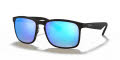 Ray-Ban RB4264 Matte Black / Blue Flash Polar Lens (601SA1) Sunglasses - Color Image