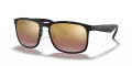 Ray-Ban RB4264 Matte Havana / Brown Polarized Mirror Gold Lens (894/6B) Sunglasses - Color Image