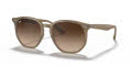 Ray-Ban RB4306 Opal Beige / Brown Gradient Dark Brown Lens (616613) Sunglasses - Color Image