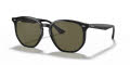 Ray-Ban RB4306F - Alternate Fit Black / Polarized Green Lens (601/9A) Sunglasses - Color Image