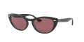 Ray-Ban RB4314N Nina Black/Violet (601/U0) Sunglasses - Color Image