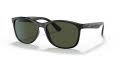 Ray-Ban RB4374 Black / Green Lens (601/31) Sunglasses - Color Image