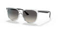 Ray-Ban RB4378 Transparent / Grey Gradient (647711) Sunglasses - Color Image