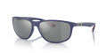 Ray-Ban RB4394M - Scuderia Ferrari Collection Blue/Grey (F6046G) Sunglasses - Color Image