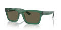 Ray-Ban RB4396 Warren Bio-Based Transparent Green / Brown  Lens (6681-3) Sunglasses - Color Image