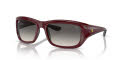 Ray-Ban RB4405M - Scuderia Ferrari Collection Dark Red On Black/Grey (F68111) Sunglasses - Color Image