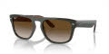 Ray-Ban RB4407 Green & Dark Grey & Transparent Brown / Brown (6732T5) Sunglasses - Color Image