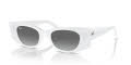 Ray-Ban RB4427 White/Grey (675911) Sunglasses - Color Image