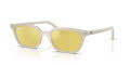 Ray-Ban RB4456 Cloudy Warm White/Yellow Mirror Flash Gold (68086D) Sunglasses - Color Image