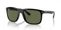 Ray-Ban RB4547F Black / Green (60158) Sunglasses - Color Image