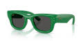Ray-Ban RB4940 - WAYFARER PUFFER Green/Ultra Black (683487) Sunglasses - Color Image