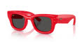 Ray-Ban RB4940 - WAYFARER PUFFER Red/Ultra Black (683187) Sunglasses - Color Image