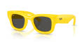 Ray-Ban RB4940 - WAYFARER PUFFER Yellow/Ultra Black (683087) Sunglasses - Color Image