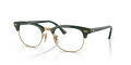 Ray-Ban RB5154 Clubmaster Green on Arista (8233) Eyeglasses - Color Image