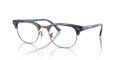 Ray-Ban RB5154 Clubmaster Striped Blue (8374) Eyeglasses - Color Image