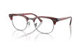 Ray-Ban RB5154 Clubmaster Striped Red (8376) Eyeglasses - Color Image