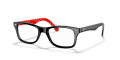 Ray-Ban RB5228 Black On Texture Red (2479) Eyeglasses - Color Image