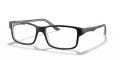 Ray-Ban RB5245 Top Black On Transparent (2034) Eyeglasses - Color Image