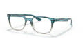 Ray-Ban RB5375 Gradient Turquoise Havana (8146) Eyeglasses - Color Image