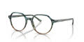 Ray-Ban RB5395 Striped Blue & Green (8252) Eyeglasses - Color Image