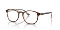 Ray-Ban RB5417 Optics Brown On Transparent Light Brown (8365) Eyeglasses - Color Image