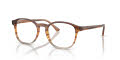 Ray-Ban RB5417 Optics Striped Brown & Yellow (8253) Eyeglasses - Color Image