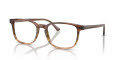 Ray-Ban RB5418 Optics Striped Brown & Green (8255) Eyeglasses - Color Image