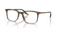 Ray-Ban RB5421 Striped Brown & Red (8251) Eyeglasses - Color Image
