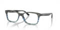 Ray-Ban RB5428 Striped Grey & Blue (8254) Eyeglasses - Color Image