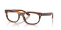 Ray-Ban RB5489 Striped-Havana (2144) Eyeglasses - Color Image