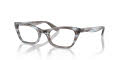 Ray-Ban RB5499 - Lady Burbank Striped Blue (8361) Eyeglasses - Color Image