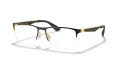Ray-Ban RB6335 Gold Top On Black (2890) Eyeglasses - Color Image