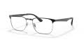 Ray-Ban RB6363 Silver Top On Black (2861) Eyeglasses - Color Image
