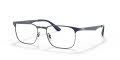 Ray-Ban RB6363 Blue On Gunmetal (2947) Eyeglasses - Color Image