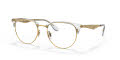 Ray-Ban RB6396 Gold (5762) Eyeglasses - Color Image