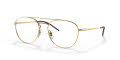 Ray-Ban RB6414 Gold (2500) Eyeglasses - Color Image