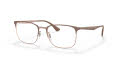 Ray-Ban RB6421 Beige On Copper (2973) Eyeglasses - Color Image
