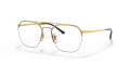 Ray-Ban RB6444 Gold (2500) Eyeglasses - Color Image
