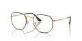 Ray-Ban RB6448 Havana On Rose Gold (3176) Eyeglasses - Color Image