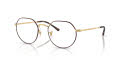 Ray-Ban RB6465 Jack Matte Havana On Matte Arista Gold (3188) Eyeglasses - Color Image