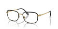 Ray-Ban RB6495 Black On Gold (2991) Eyeglasses - Color Image