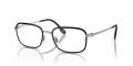 Ray-Ban RB6495 Black On Silver (2861) Eyeglasses - Color Image
