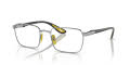 Ray-Ban RB6507M Optics Scuderia Ferrari Collection Silver (F064) Eyeglasses - Color Image