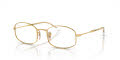 Ray-Ban RB6510 Gold (2500) Eyeglasses - Color Image