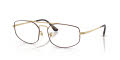 Ray-Ban RB6545 Matte Havana On Matte Arista Gold (3188) Eyeglasses - Color Image