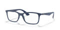 Ray-Ban RB7047 Matte Trasp Blue (5450) Eyeglasses - Color Image